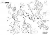 Bosch 3 601 JJ2 100 Gdr 18V-200 Impact Wrench 18 V / Eu Spare Parts